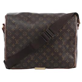 Borsa a tracolla Louis Vuitton Abbesses Monogram Canvas in marrone M45257