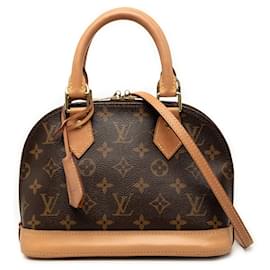 Brown Louis Vuitton Monogram Alma BB Satchel
