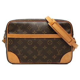 Borsa a tracolla Louis Vuitton Monogram Trocadero 27 Marrone