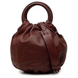 Borsa Satchel LOEWE Bounce in Nappa rossa