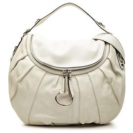 Bolso Satchel Gucci Icon Bit de piel de becerro blanco