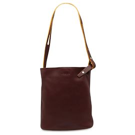 Bolso de hombro de piel LOEWE rojo