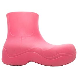 Botas de lluvia de goma Bottega Veneta rosas Talla 38