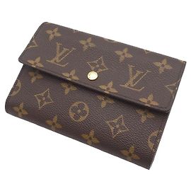 Cartera Small Wallets Louis Vuitton Monogram Porte Tresor Etui Papiers Brown