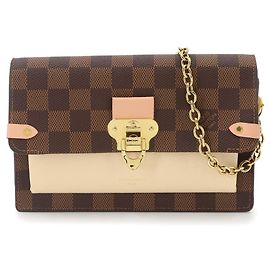 Louis Vuitton Damier Portefeuille Vavin Chain Wallet