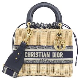 mala de mão média Lady Christian Dior DIOR OBLIQUE