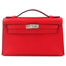 Hermès Pochette Kelly Swift in Red