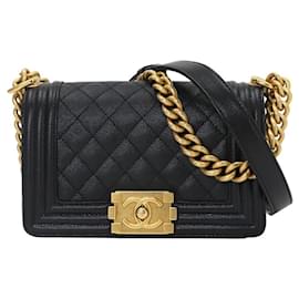 Borsa a tracolla Chanel Boy Small con catena