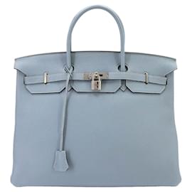 Bolsa Hermes Birkin 40 Togo Blue Lin - Hermès