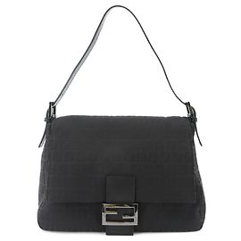 Borsa a spalla Fendi Zucchino Mamma Baguette