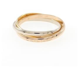 Cartier Trinity Ring aus 18K Rosa Weiß und Gelbgold