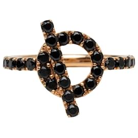 Bague Anneau Hermes 18K Pink Gold - Hermès