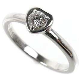 Cartier 18K Weißgold Diamant Herzring