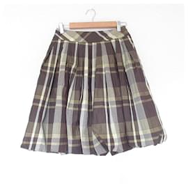 Autre Marque Falda fruncida de cuadros Rene