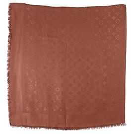 Louis Vuitton Monogram Seiden-Woll-Stola