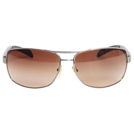 Silberne Vintage-Sonnenbrille - Prada