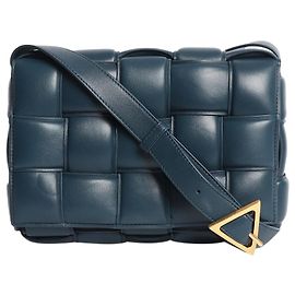 Bottega Veneta Borsa Cassette imbottita Navy