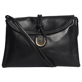 Bottega Veneta Borsa a tracolla in pelle intrecciato Patti nera