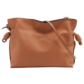Loewe Borsa a tracolla Flamenco in pelle Tan