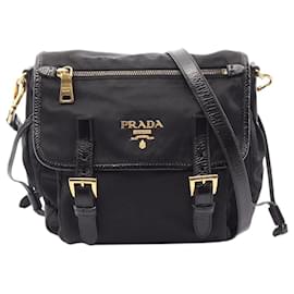Prada Borsa a tracolla in nylon nero