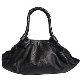 Loewe Borsa a tracolla in pelle nappa Aire nera