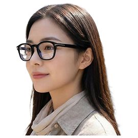Tom Ford Fashion Square Black Acetate Eyeglass Frame