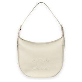 Céline Borsa a tracolla Medium Eloise in vitello morbido (Pale Beige)