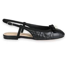 Dior Scarpe basse slingback CD Pearl da donna (Black)