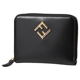 Diamond Zip Around Medium Wallet - Fendi