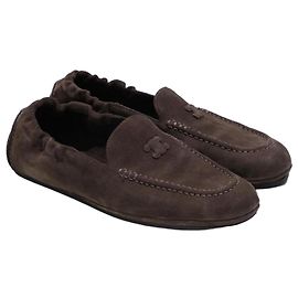 Céline Loafer com Triomphe em pele de bezerro camurça