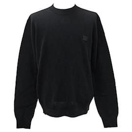 Acne Face Logo Patch Wool Knit