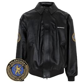 Jaqueta de couro Black Taxi - Balenciaga