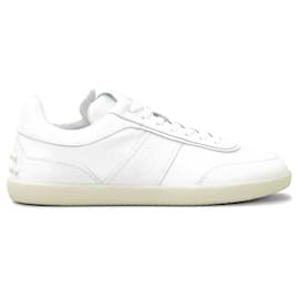Tod's Sneakers in pelle con pannello logo White