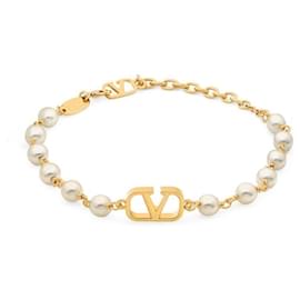 Bracciale perle logo Garavani UXM - Valentino