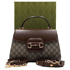 Borsa Tote e Borsa a Tracolla da Donna Horsebit Medium con Manico Superiore - Gucci
