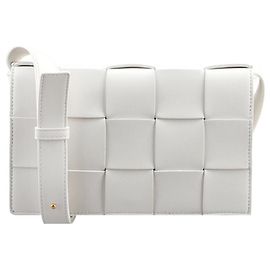 Bottega Veneta Borsa Cassette Intrecciato Bianca