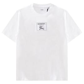 Burberry Prosum Baumwoll-T-Shirt für Damen Weiß