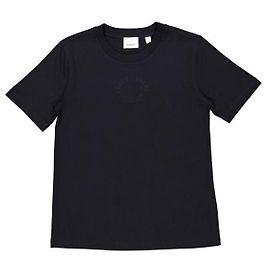 Burberry Camiseta de algodón con escudo de hoja de roble bordado