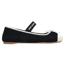 Miu Miu Ballerine in maglia crochet