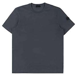 Moncler T-shirt girocollo da uomo con logo ricamato