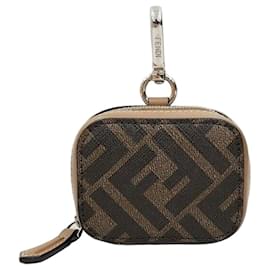 Portachiavi porta monete in pelle FF Juka - Fendi