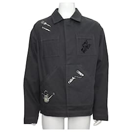Louis Vuitton Giacca in denim ricamata Multi Tool da uomo
