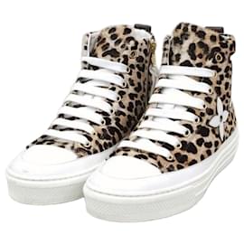 Louis Vuitton Sneaker mit Leopard-Stickerei-Patch