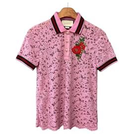 Kurzarm-Poloshirt Rosa - Gucci