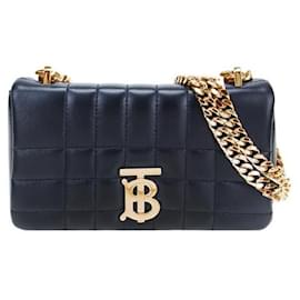 Burberry Mini borsa trolley in pelle trapuntata