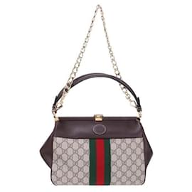 Gucci Borsa GG Supreme Bargo Small Top Handle stamp: