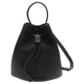 Piccola borsa bucket TB in pelle grana - Burberry