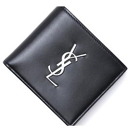 Saint Laurent Portafoglio Bell Italia Logo Argento