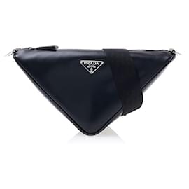 Prada Bolso de hombro triangular de cuero para hombre ASK (OLO)