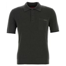 Kaschmir- Polohemd in Rippstrick - Gucci